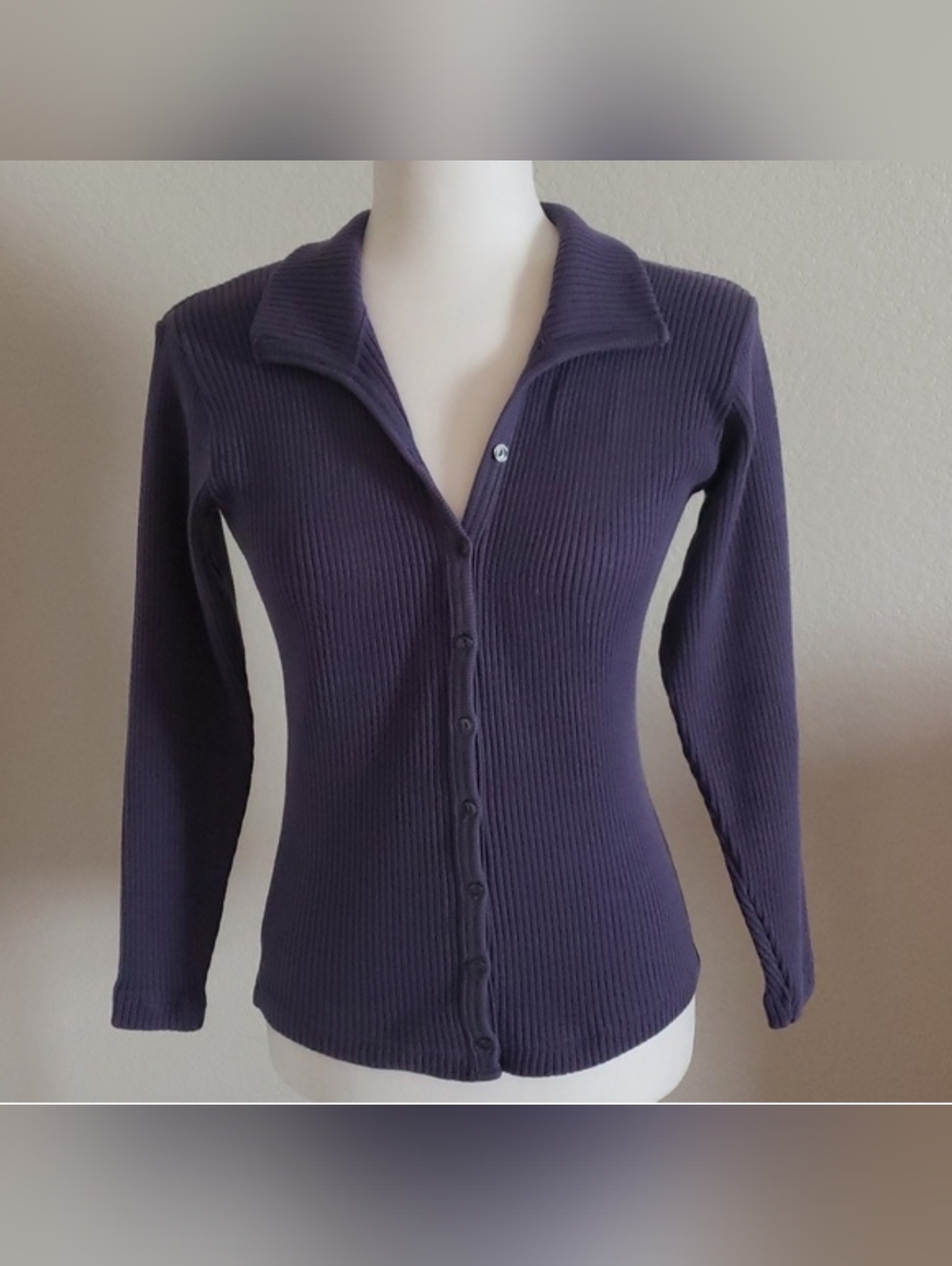 TROTTER 245 STRETCH CARDIGAN IN SMALL - MEDIUM
